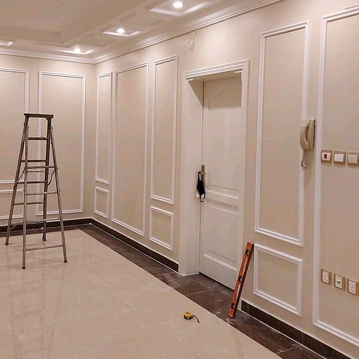 Interior painting and finishing project in Riyadh