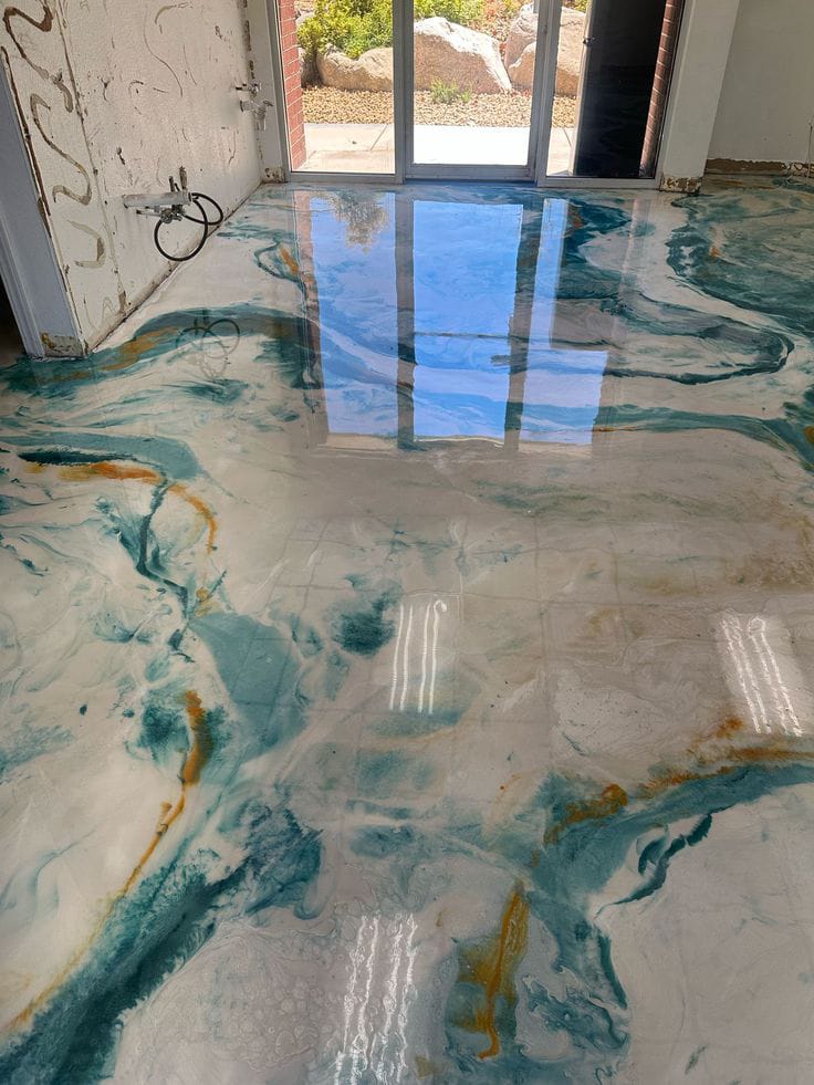 Professional epoxy flooring service in Riyadh
