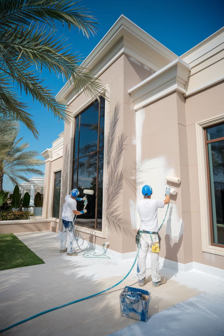 Decorative painting and modern wall finishing in Riyadh